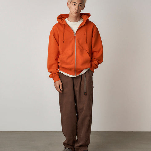 Gramicci One Point Hooded Seat A Capuche - Burnt Orange - Streetart.fr